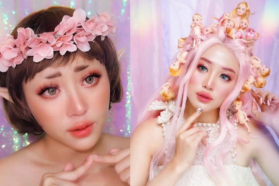 9 Makeup Ilustrasi ala Janine Intansari, Kreatif Banget!