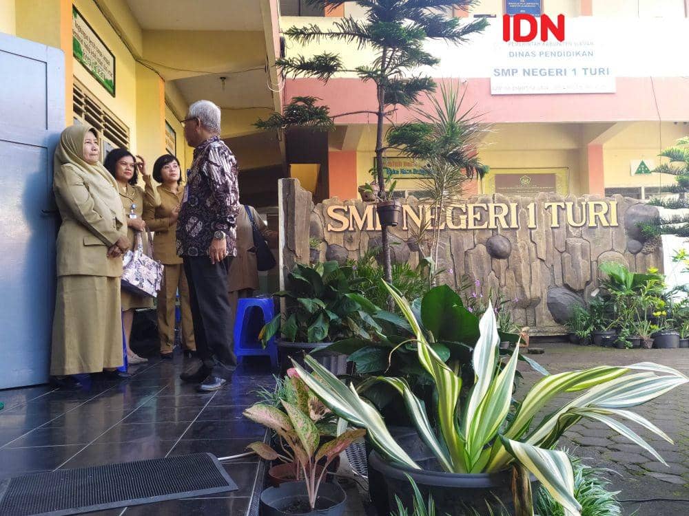 SMP N I Turi. IDN Times/Siti Umaiyah