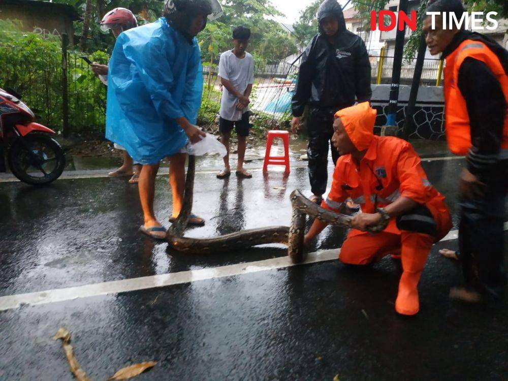 Banjir (25/2) di daerah Kemang Utara, Jakarta Selatan (IDN Times/Dwi Agustiar)
