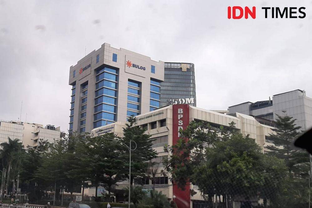 Ilustrasi Gedung Bulog (IDN Times/Sunariyah)