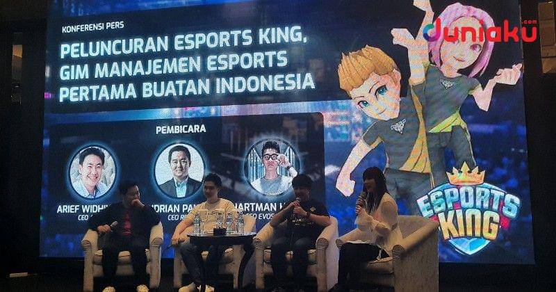 Sesi Talk Show Esports King bersama RRQ dan EVOS. duniaku.com/Adhitya Daniel
