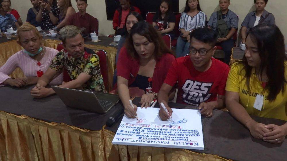 Komunitas LGBT bentuk Koalisi Pembela Kebhinekaan dan Keberagaman. IDN Times/ istimewa