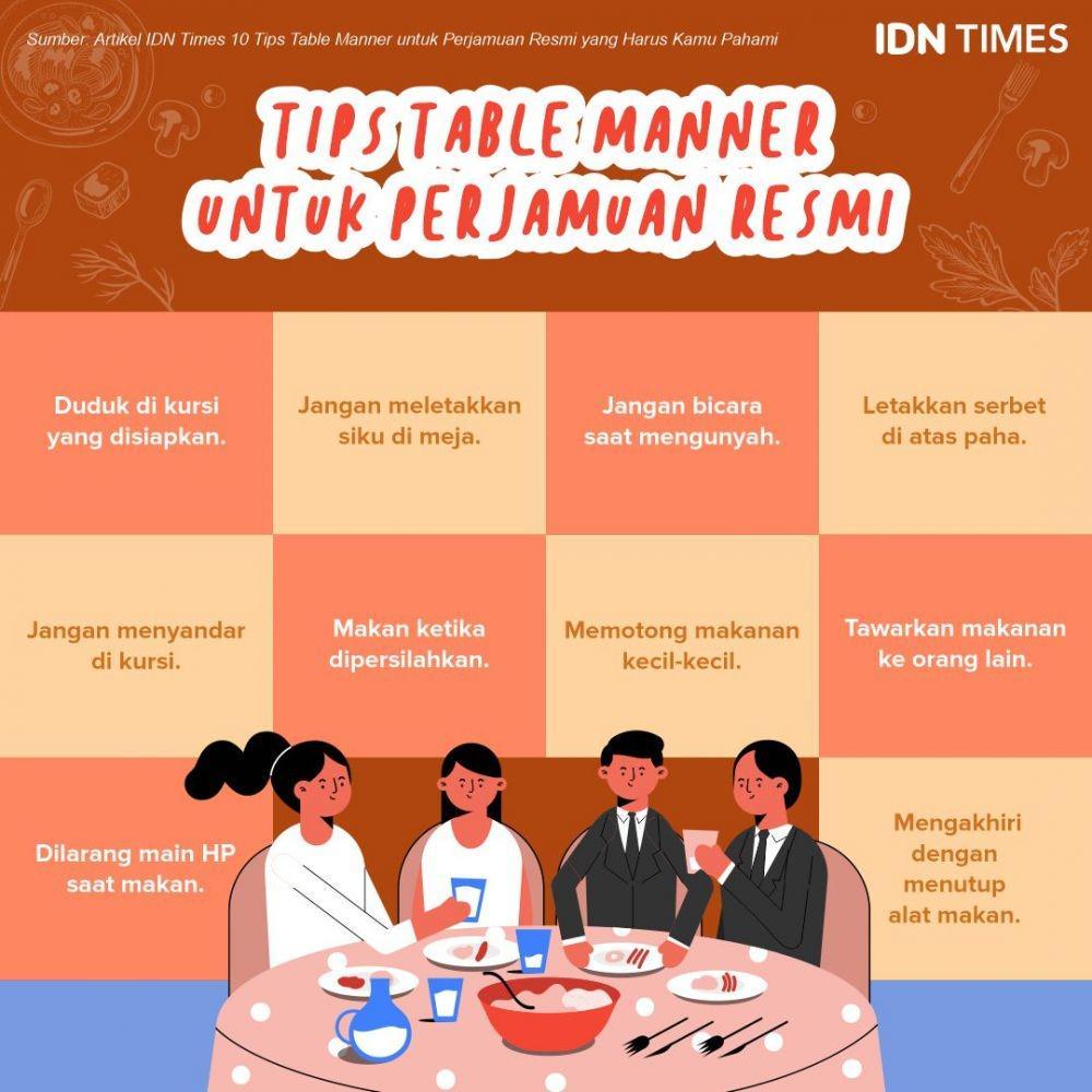 10 Tips Table Manner untuk Perjamuan Resmi yang Harus Kamu Pahami