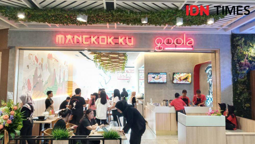 Outlet Mangkok Ku X Goola di Living World Mall, Tangerang Selatan. IDN Times/Dhiya Awlia.A
