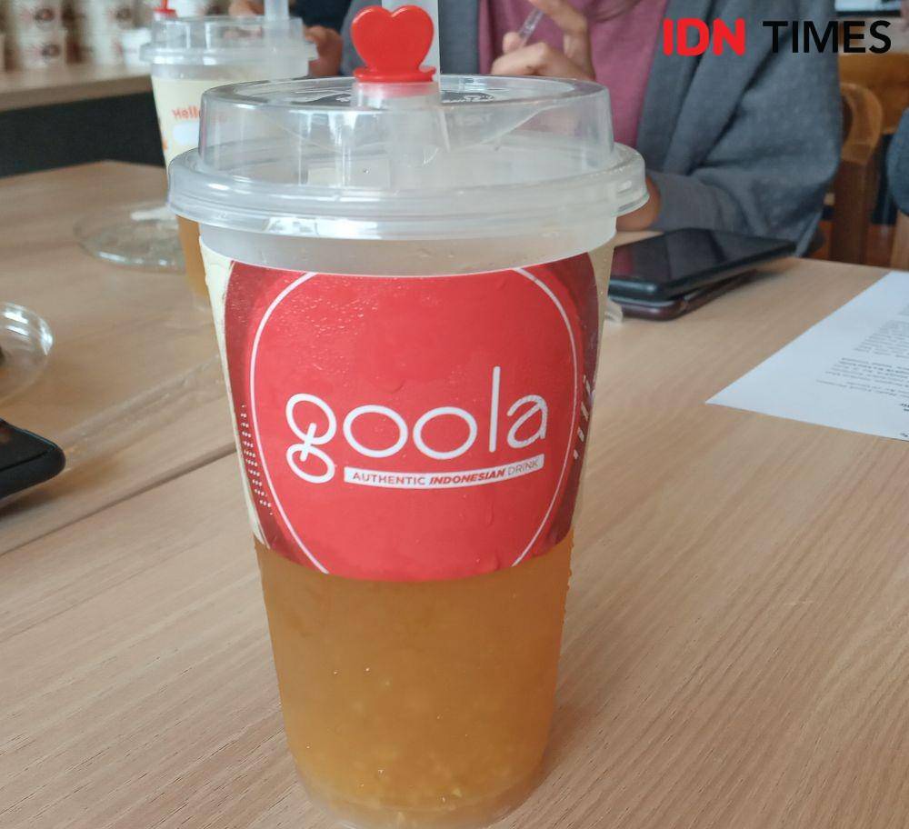 Menu Orange Frootea di Goola, Tangerang Selatan. IDN Times/Dhiya Awlia.A