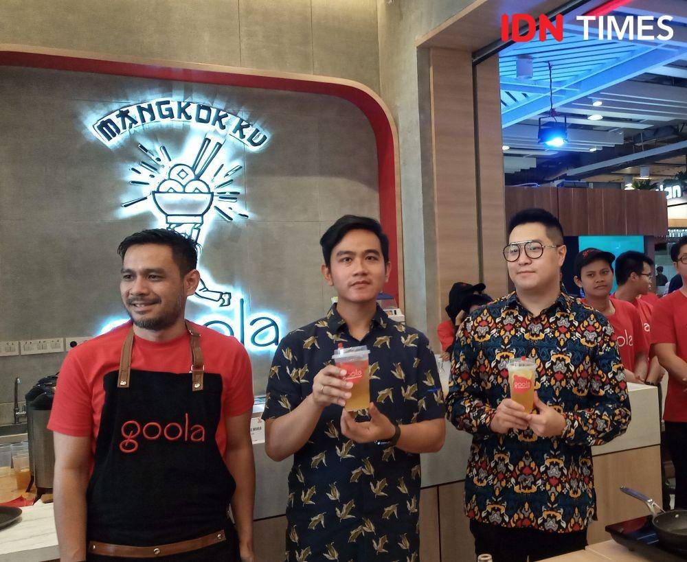 Grand Opening Mangkok Ku X Goola, Tangerang Selatan. IDN Times/Dhiya Awlia.A
