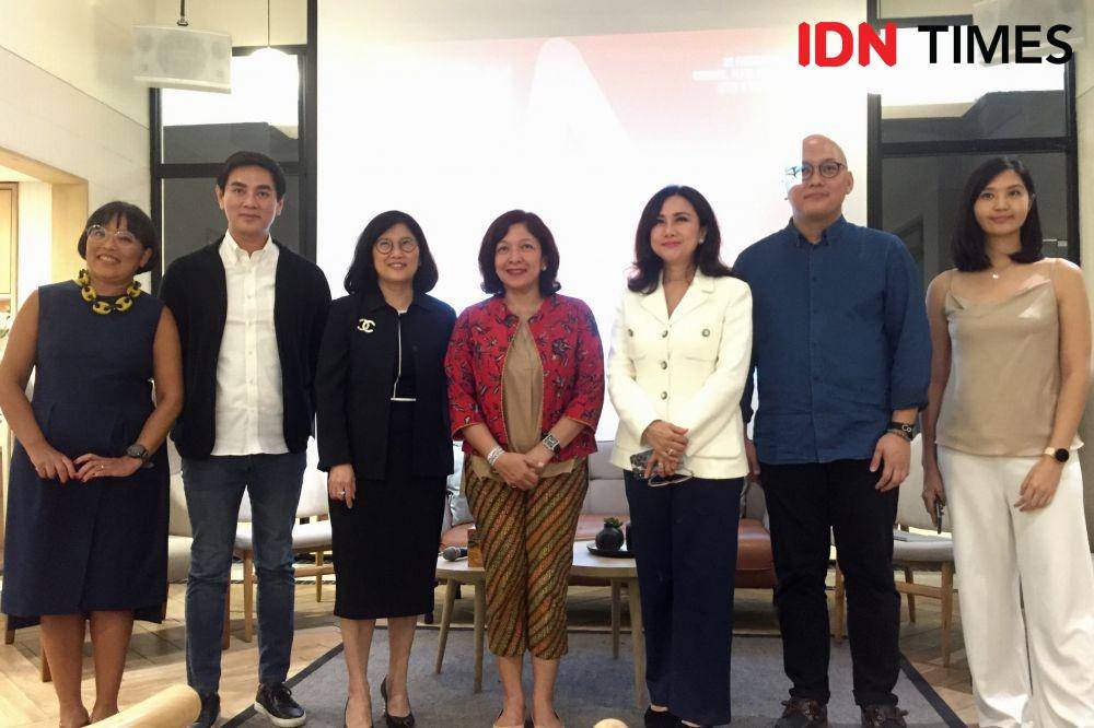 Foto bersama pembicara LEAP SUMMIT 2020. 26 Februari 2020. IDNTIMES/Nadin Azani