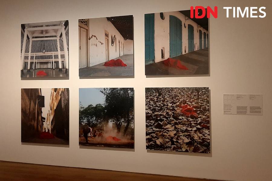 Pameran Melati Suryodarmo dalam Museum Macan. 26 Februari 2020. IDN Times/Klara Livia