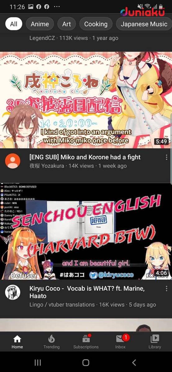 App YouTube setelah dark mode. duniaku.com/Adhitya Daniel