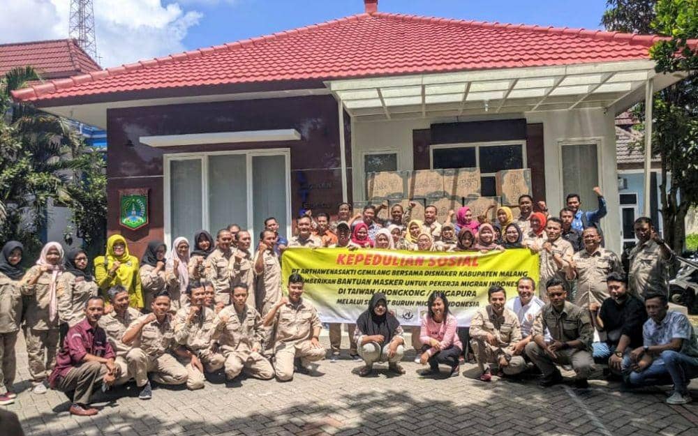 Cegah Corona, Pemkab Malang Kirim Bantuan 50 Masker ke Luar Negeri