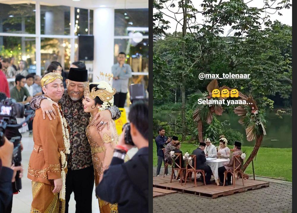 Indro Jadi Saksi Nikah, 10 Momen Pernikahan Satrio Anak Dono Warkop