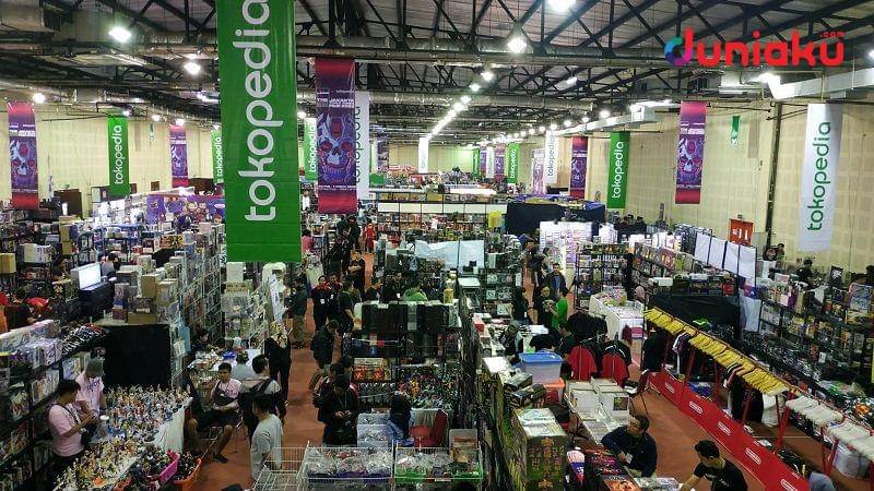 Kondisi The 16th Jakarta Toys and Comic Fair 2020, diambil pukul 10.30 pagi. duniaku.com/Fahrul Razi Uni Nurullah
