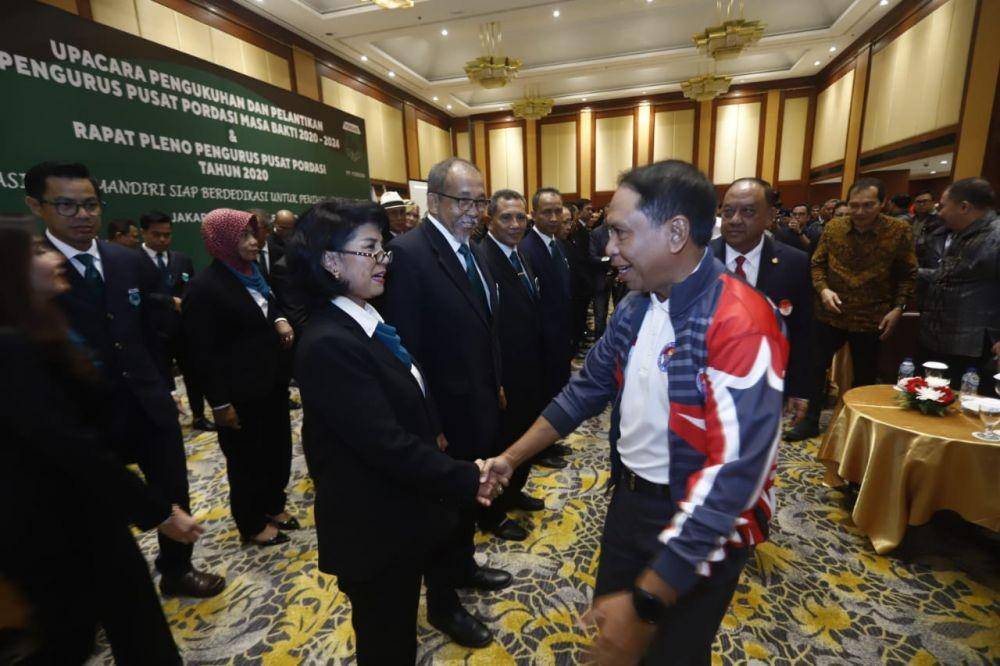 Pelantikan Pengurus Pusat Pordasi di Hotel Borobudur, Jakarta, Jumat (28/2). Dok. Pordasi.