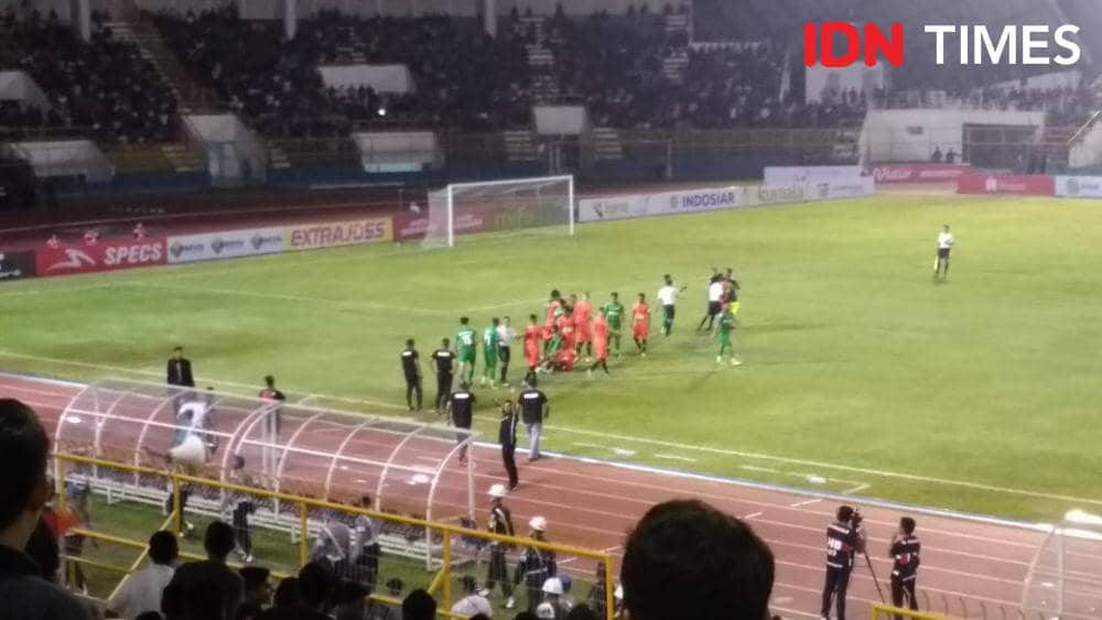 Persiraja saat hadapi Bhayangkara FC di Stadion Harapan Bangsa (IDN Times/M Saifullah)