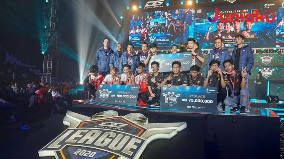 Para juara DG League 2020. duniaku.com/Adhitya Daniel
