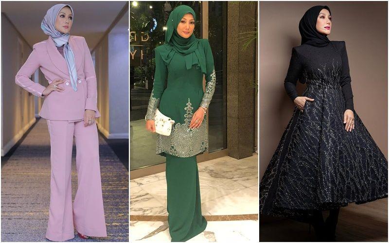 Style Hijab Erra Fazira, Tampil Berkelas untuk Segala Acara