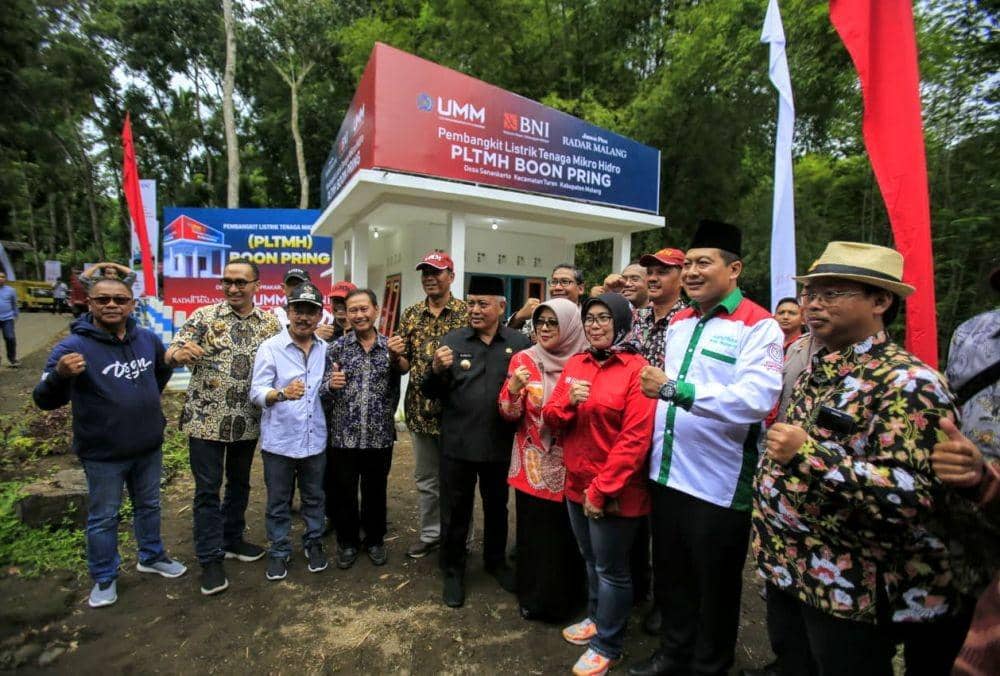 Kembangkan Ekowisata Terpadu, UMM Bangun PLTMH di Boonpring