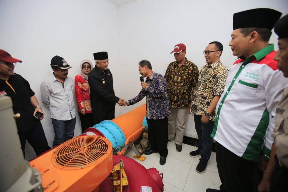 PLTMH Boonpring untuk mendukung ekowisata kawasan Sanankerto. Dok/ Humas UMM