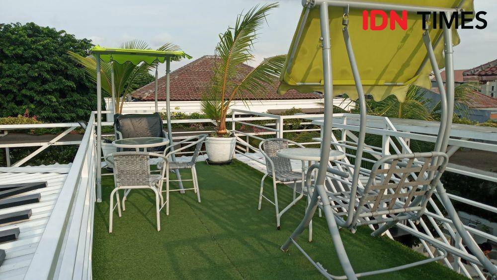 Rooftop di Ali Kopi Cafe & Roastery, Jakarta. IDN Times/Dhiya Awlia.A