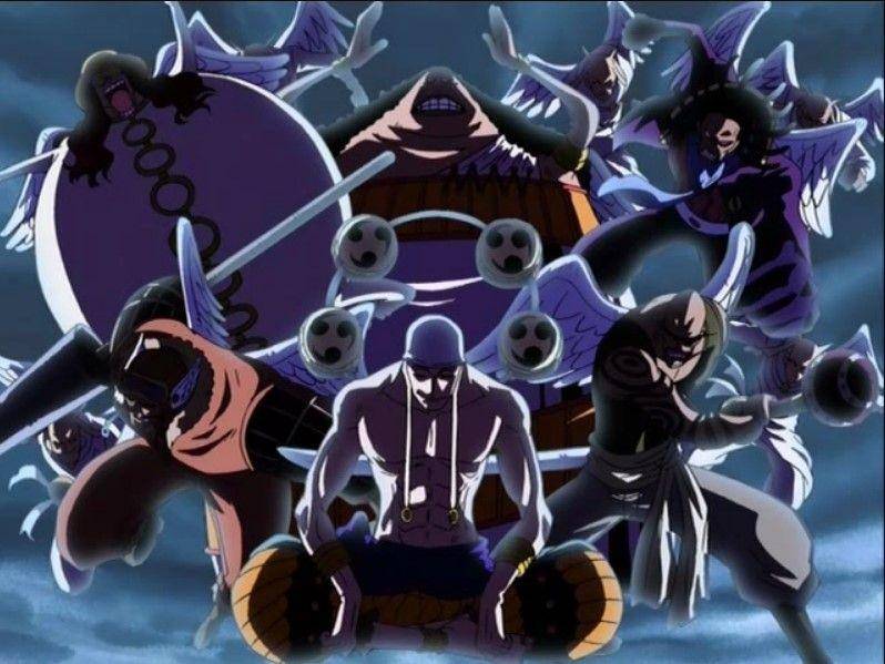 Enel dan pendeta Pulau Langit. (crunchyroll.com/One Piece)