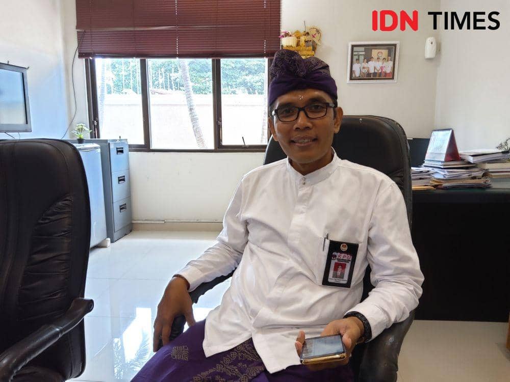 Ketua KPU Tabanan, I Putu Gede Weda Subawa. (IDN Times/Wira Sanjiwani)