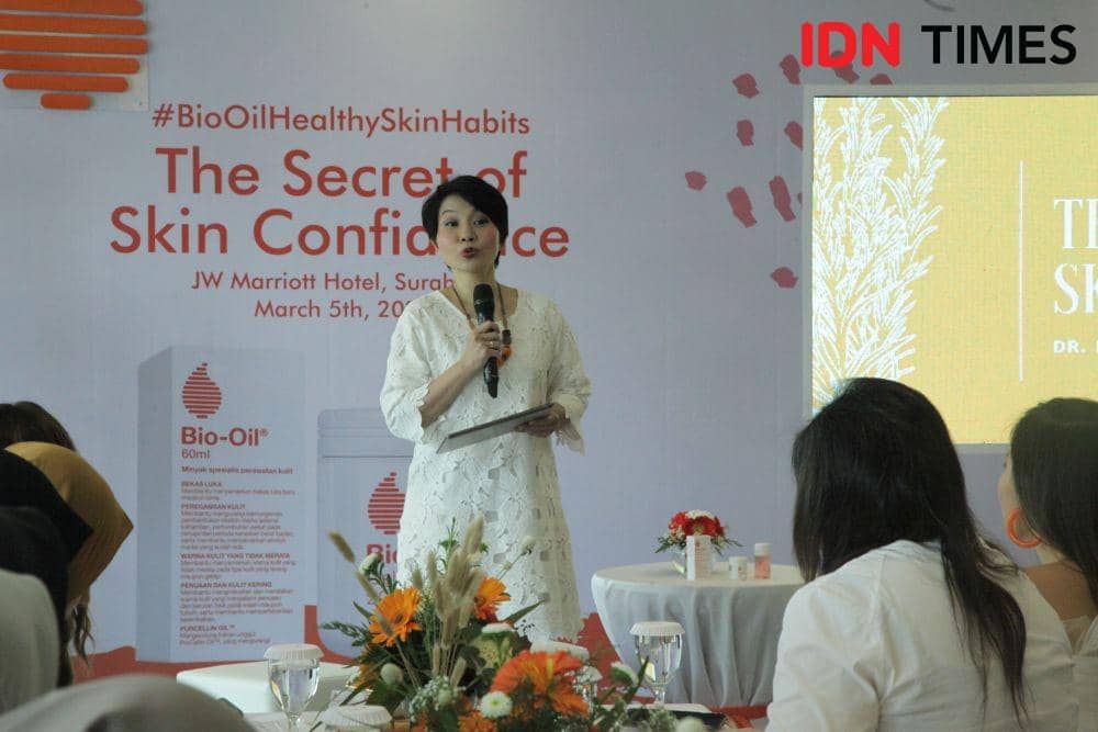 The Secret of Skin Confidence, JW Marriot Surabaya. 5 Maret 2020. IDN Times/Fajar Laksmita