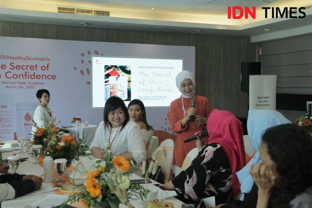 The Secret of Skin Confidence, JW Marriot Surabaya. 5 Maret 2020. IDN Times/Fajar Laksmita