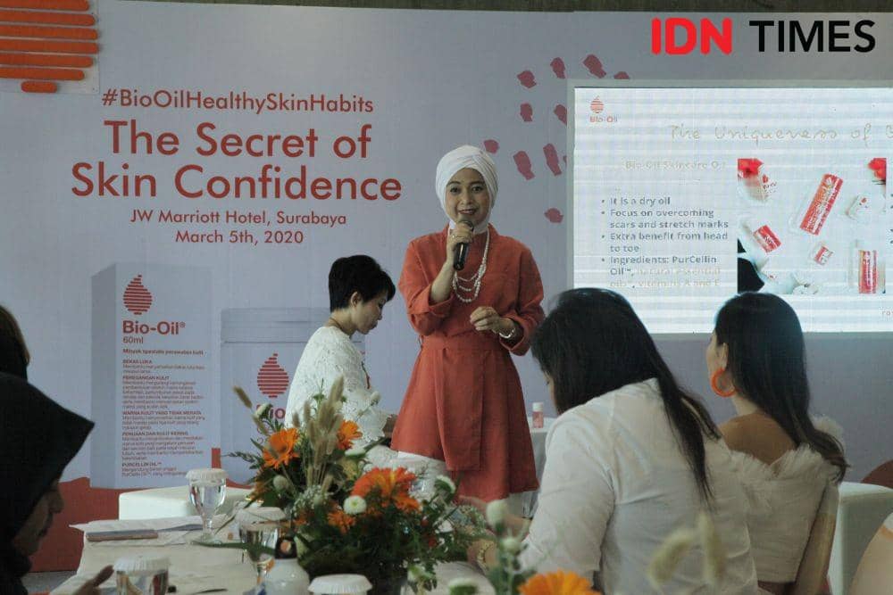 The Secret of Skin Confidence, JW Marriot Surabaya. 5 Maret 2020. IDN Times/Fajar Laksmita