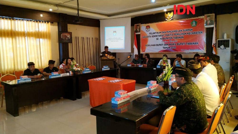 KPU Tabanan Kekurangan Anggaran Jika Pilkada Digelar Saat New Normal
