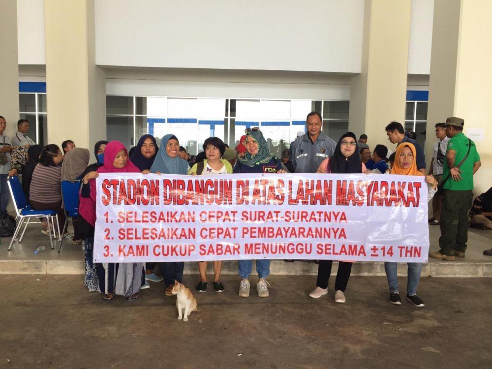 Lahan Belum Dibayar, Warga Ancam Segel Stadion Batakan Balikpapan