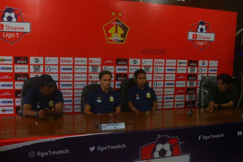 Pelatih Bhayangkara FC, Paul Munster saat Prescon, IDN Times/ Bramanta Pamungkas