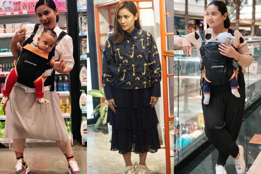 9 Gaya Fitri Ayu "Tukang Ojek Pengkolan", Mama Muda Hits & Kekinian