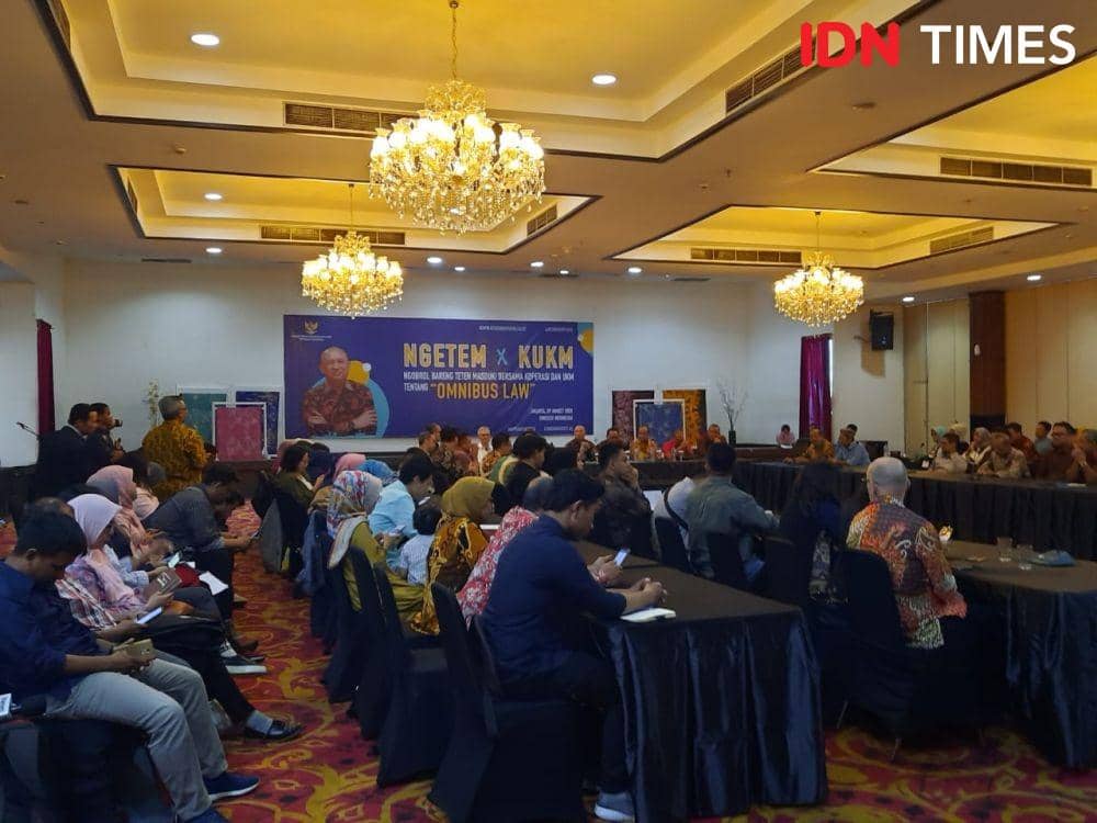 Teten Ngobrol Bareng Pelaku Koperasi dan UKM Bahas Omnibus Law