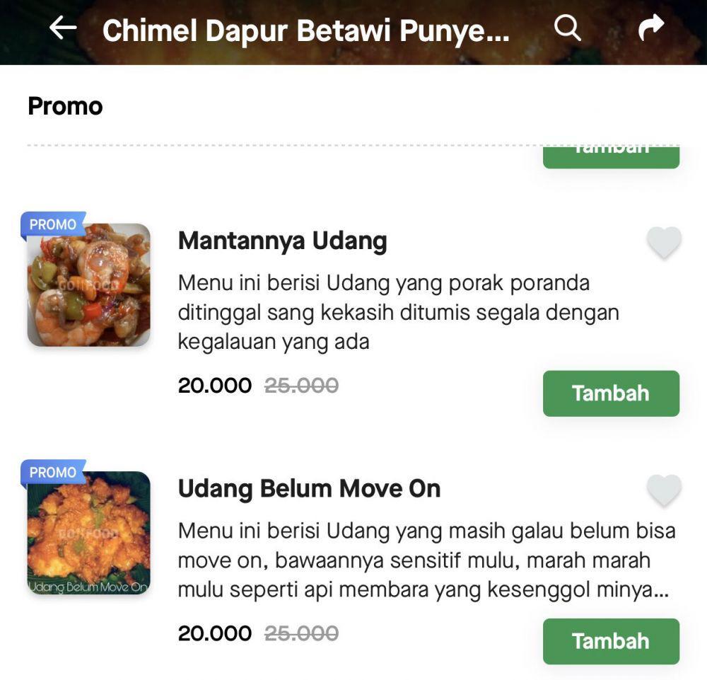 10 Menu Makanan di Ojek Online Ini Kreatif Banget, Bikin Penasaran!