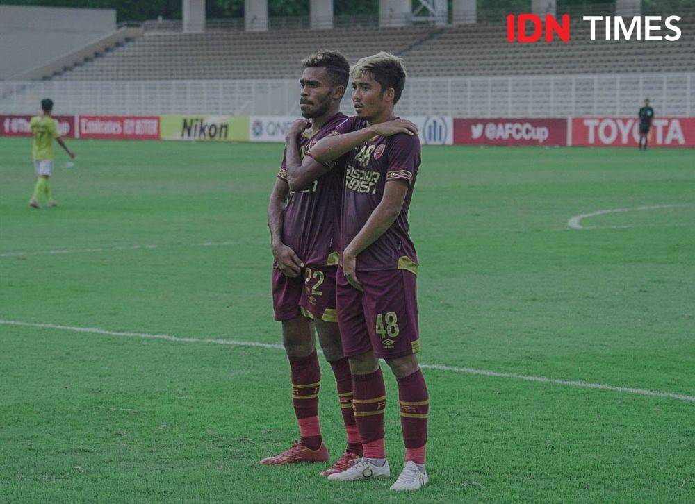 PSM bermain imbang 1-1 melawan Kaya FC Ilo-Ilo dalam laga lanjutan Grup H AFC Cup 2020 di Stadion Madya, Jakarta, Selasa (10/3). (IDN Times/Ilyas Listianto Mujib)