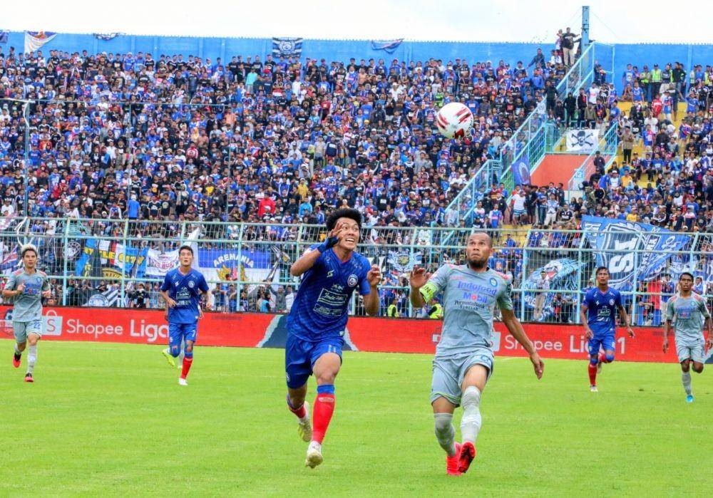 Feby Eka Putra mampu mencuri perhatian diawal penampilannya bersama Arema FC. IDN Times/ Alfi Ramadana