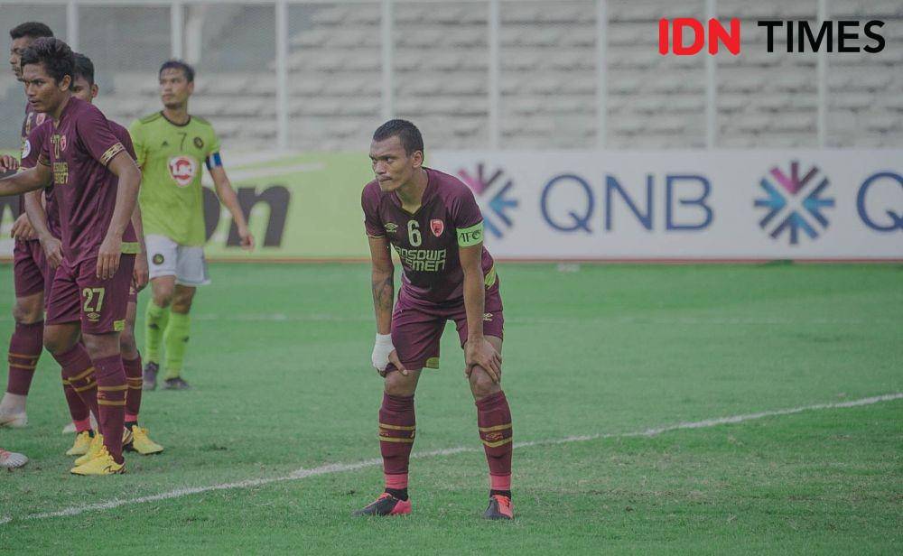 PSM bermain imbang 1-1 melawan Kaya FC Ilo-Ilo dalam laga lanjutan Grup H AFC Cup 2020 di Stadion Madya, Jakarta, Selasa (10/3). (IDN Times/Ilyas Listianto Mujib)
