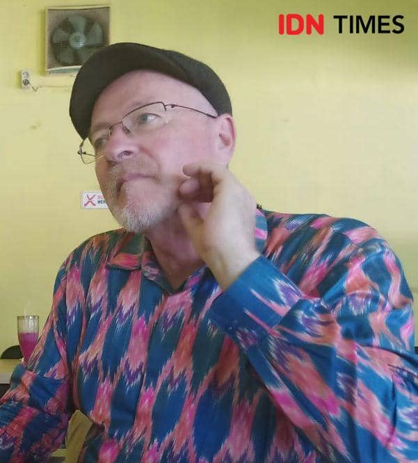 Direktur RIE GLOBAL Australia, Peter F Dunn (IDN Times/Ervan Masbanjar)