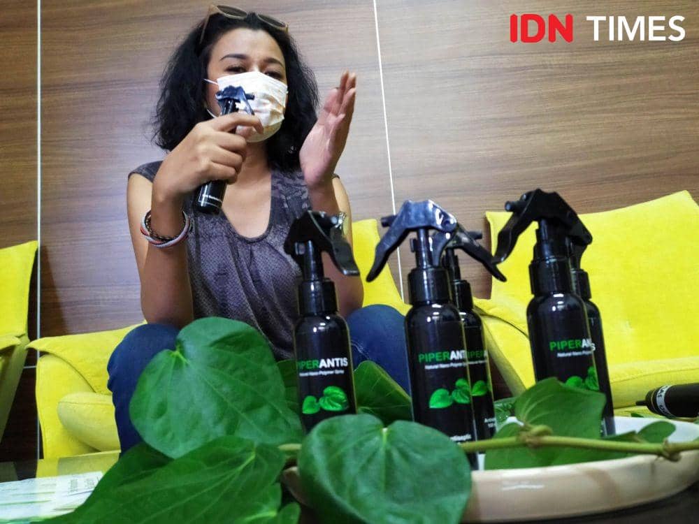 Handsanitizer besutan dosen UGM. IDN Times/Siti Umaiyah
