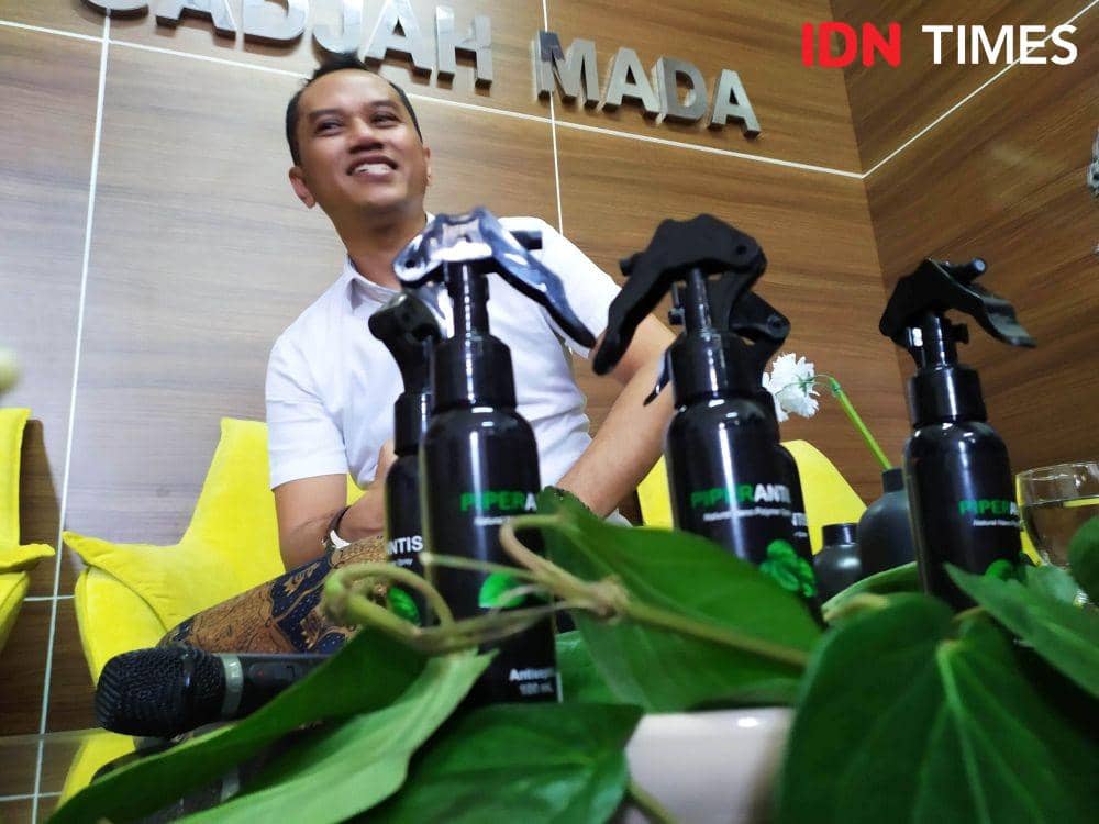 Handsanitizer besutan dosen UGM. IDN Times/Siti Umaiyah