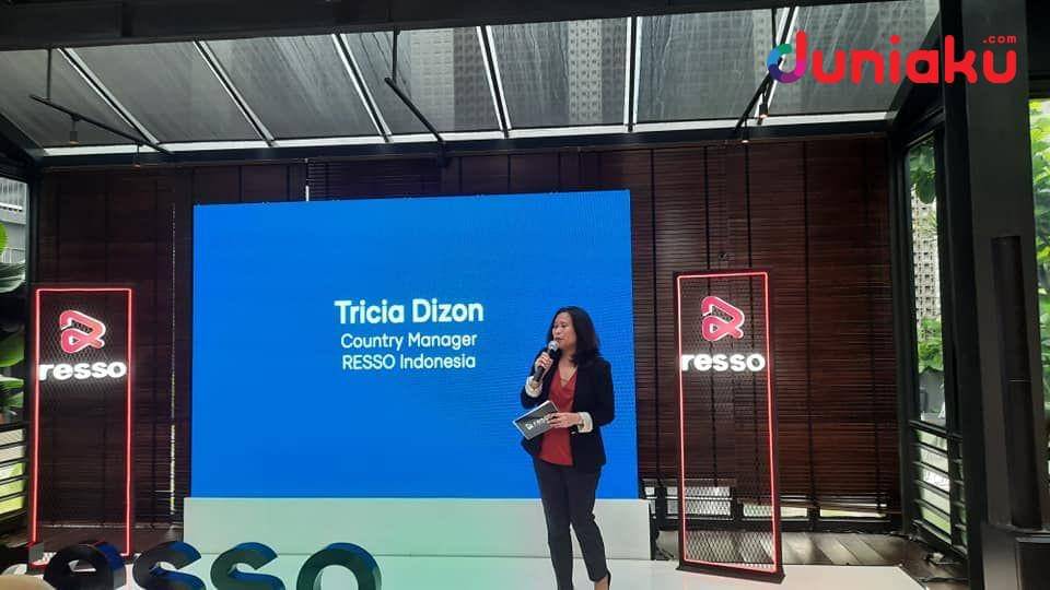 Sambutan Resso dari Tricia Dizon, Country Manager Resso Indonesia. duniaku.com/Adhitya Daniel