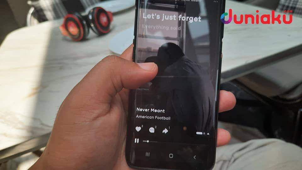 Bagian utama lagu di Resso. duniaku.com/Adhitya Daniel