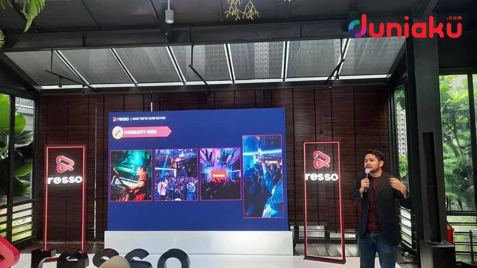 Perkenalan aplikasi Resso oleh ByteDance. duniaku.com/Adhitya Daniel