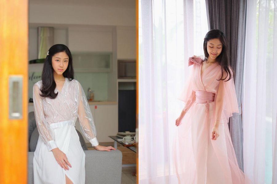 OOTD Simpel nan Feminin ala Putu Ayu, Puteri Indonesia Bali 2020