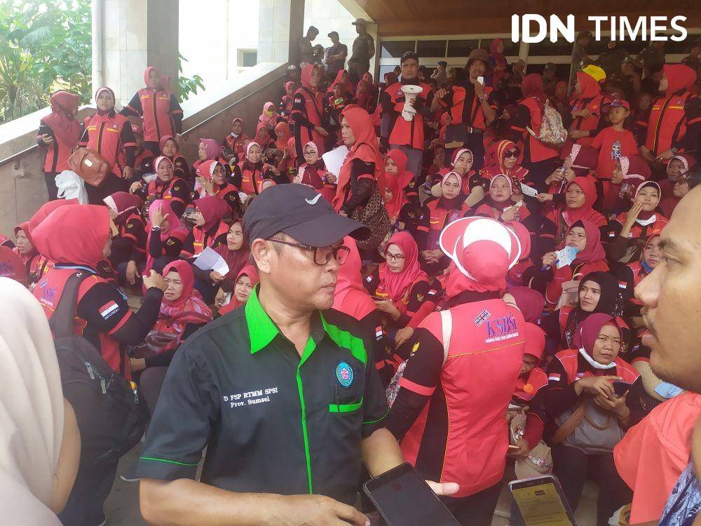 Federasi Serikat Pekerja Rokok Tembakau Makanan Minuman Serikat Pekerja Seluruh Indonesia (FSP RTMM-SPSI) Nanang Setiawan (IDN Times/Feny Maulia Agustin)