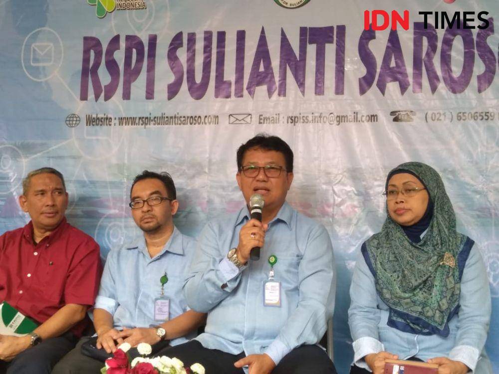 Direktur RSPI Sulianti Saroso Mohammad Syahril beserta jajaran (IDN Times/Lia Hutasoit)