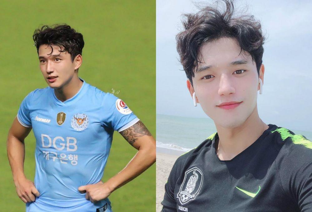 10 Potret Bening Jeong Seung Won, Atlet Bola Korea yang Bak Idola KPop