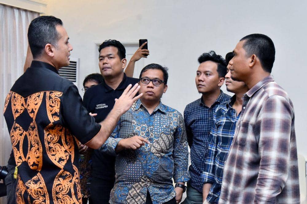 Wakil Gubernur Sumut Musa Rajekshah berdiskusi dengan PFI Medan (Dok.IDN Times/istimewa)