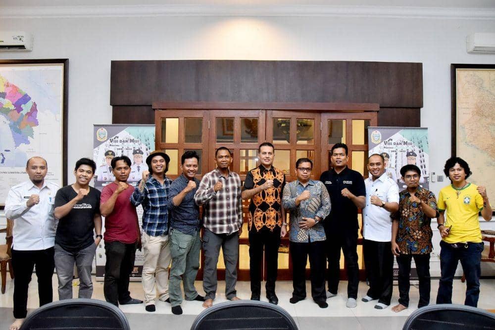 Wakil Gubernur Sumut Musa Rajekshah bersama PFI Medan (Dok.IDN Times/istimewa)