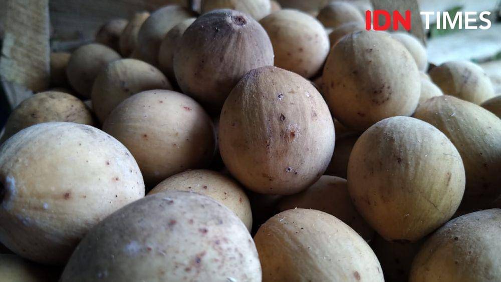Potret Buah Duku di Pasar 
